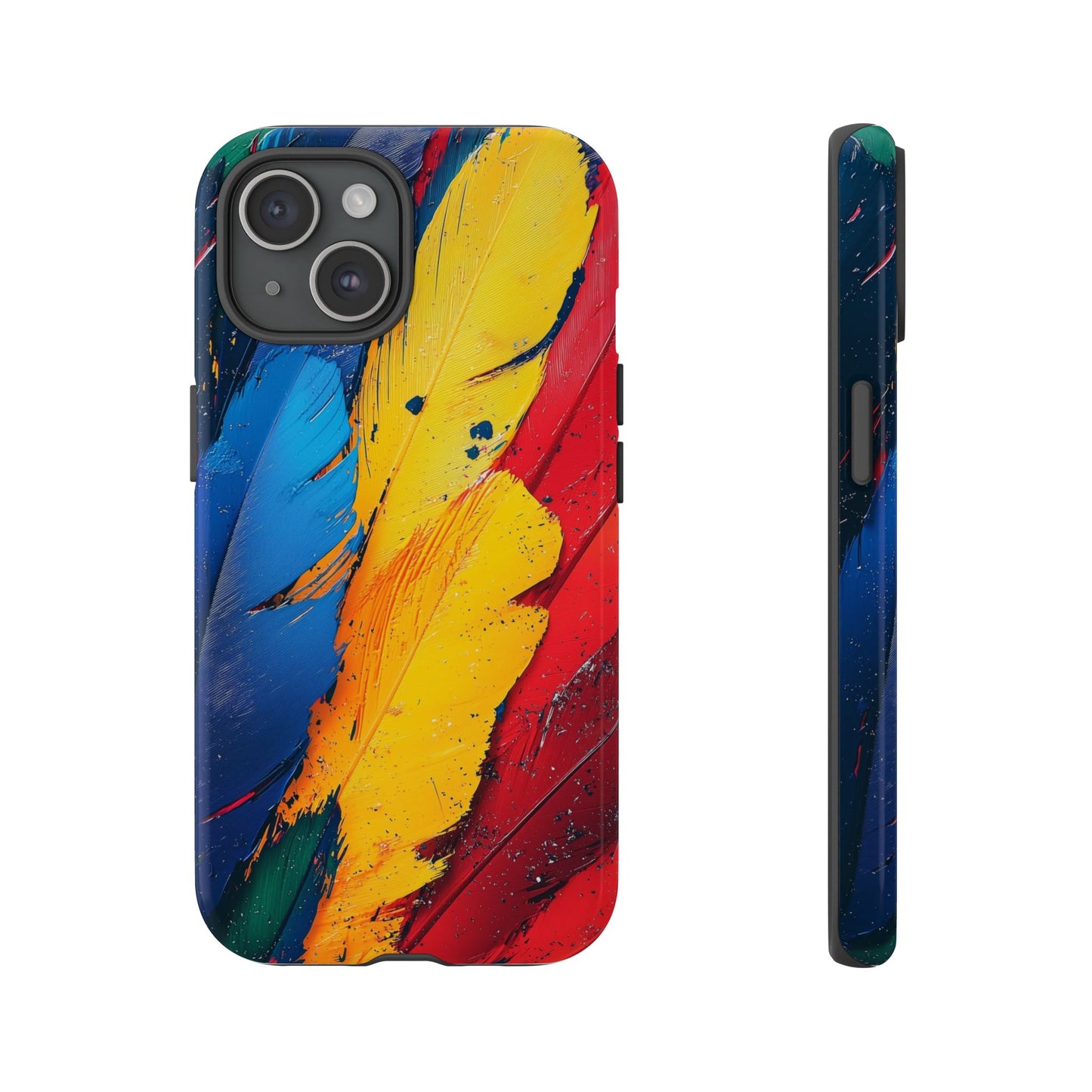 Tropical Macaw Feather Phone Case for iPhone, Samsung & Google Pixel