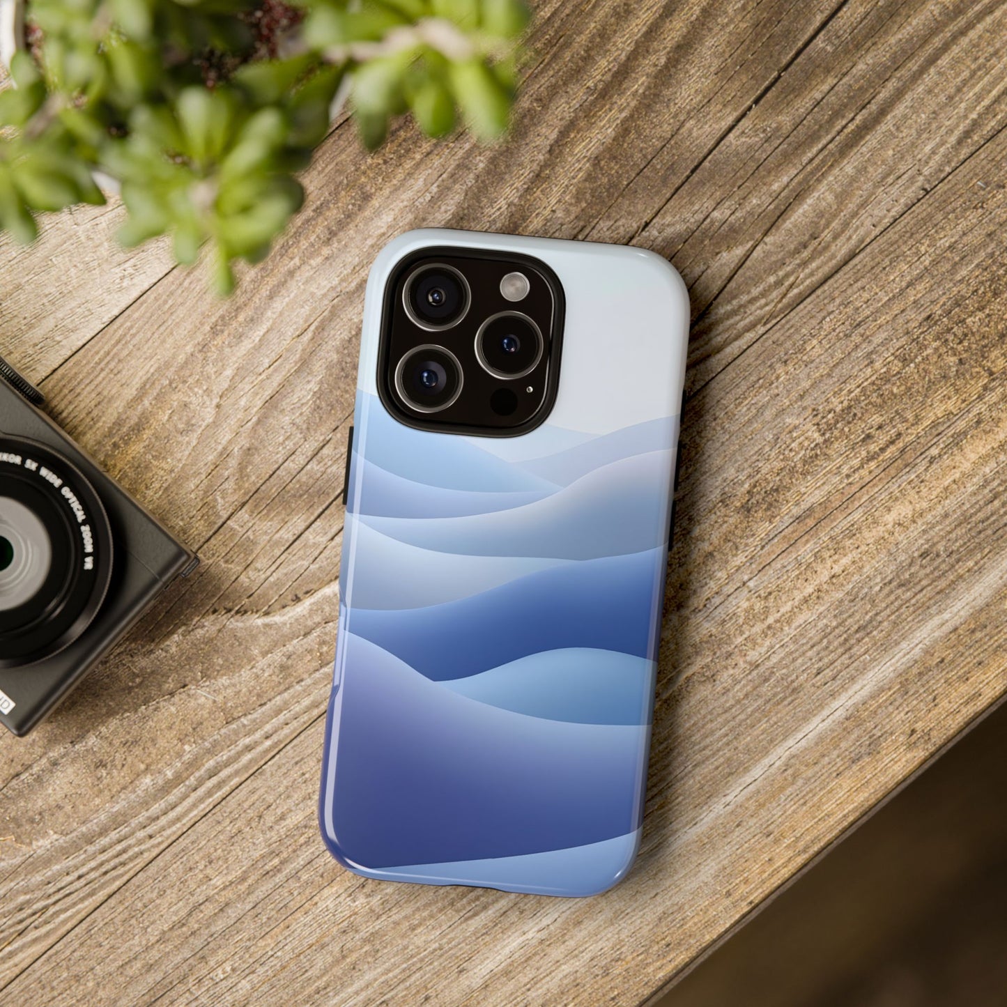 Intricate Abstract Wavy Landscape phone case