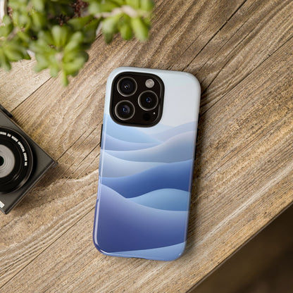 Intricate Abstract Wavy Landscape phone case