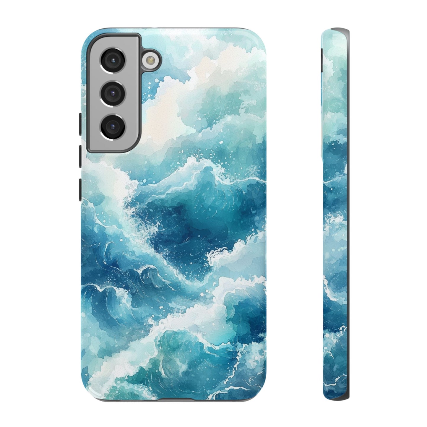 Tidal Tranquility Watercolor Phone Case for iPhone, google Pixel & Samsung