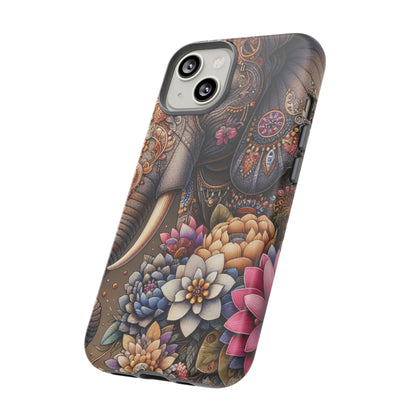 Royal Ornate Elephant Mobile Cover – Luxurious Bohemian Art