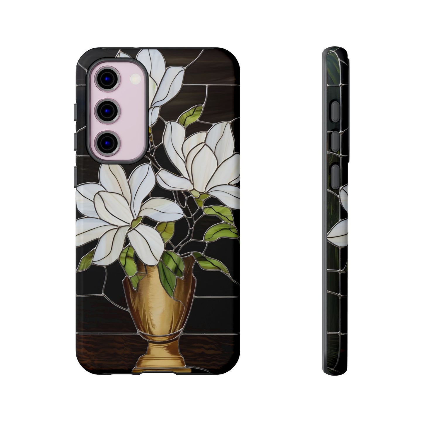 Stained Glass Floral Phone Case