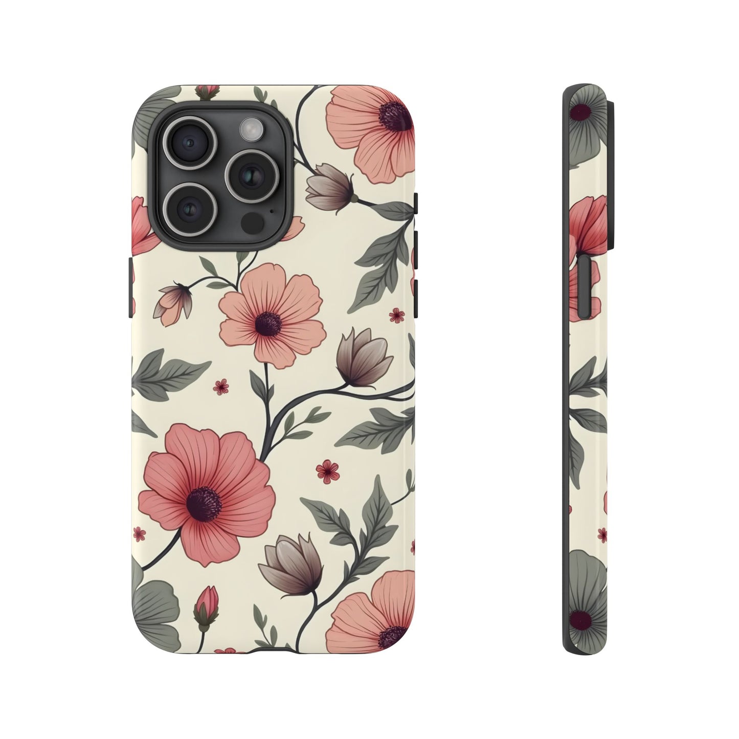 Floral Iphone Case, Botanical Pattern Design