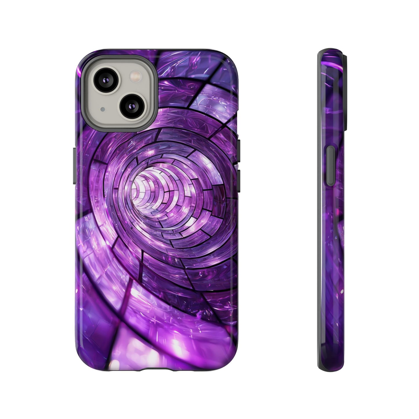 Hypnotic Spiral Optical Illusion Phone Case for iPhone, Samsung & Pixel