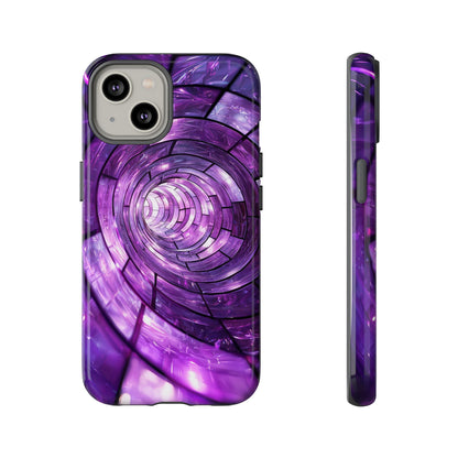 Hypnotic Spiral Optical Illusion Phone Case for iPhone, Samsung & Pixel