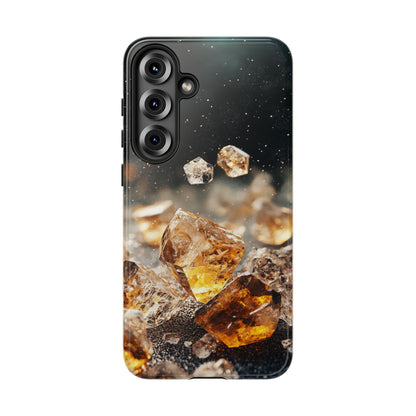 Golden Ember Crystal Phone Case for iPhone, Samsung & Google Pixel