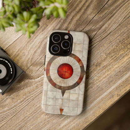 Boho Stone Compass Phone Case for iPhone, Pixel & Samsung