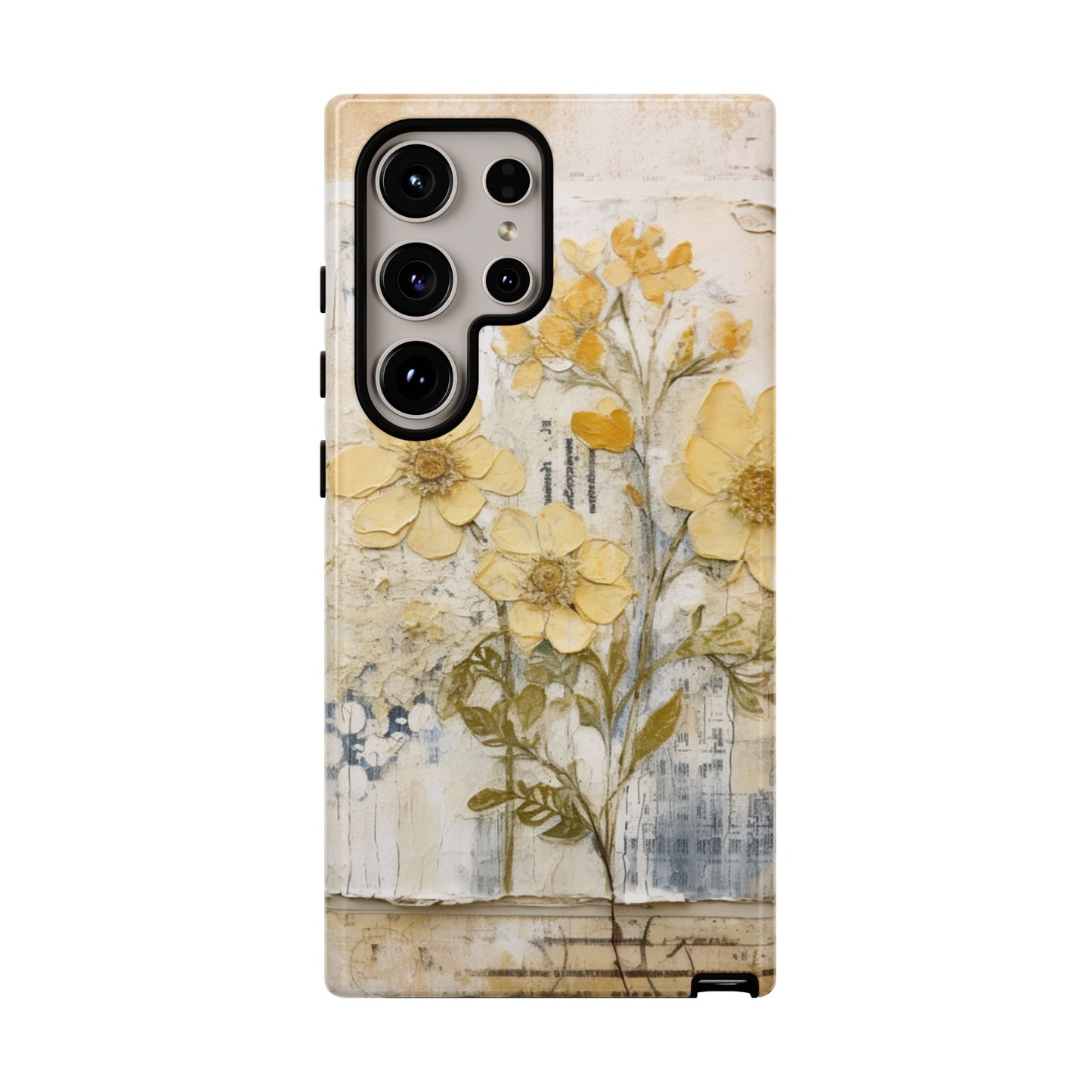 Vintage Botanical Floral Mobile Case