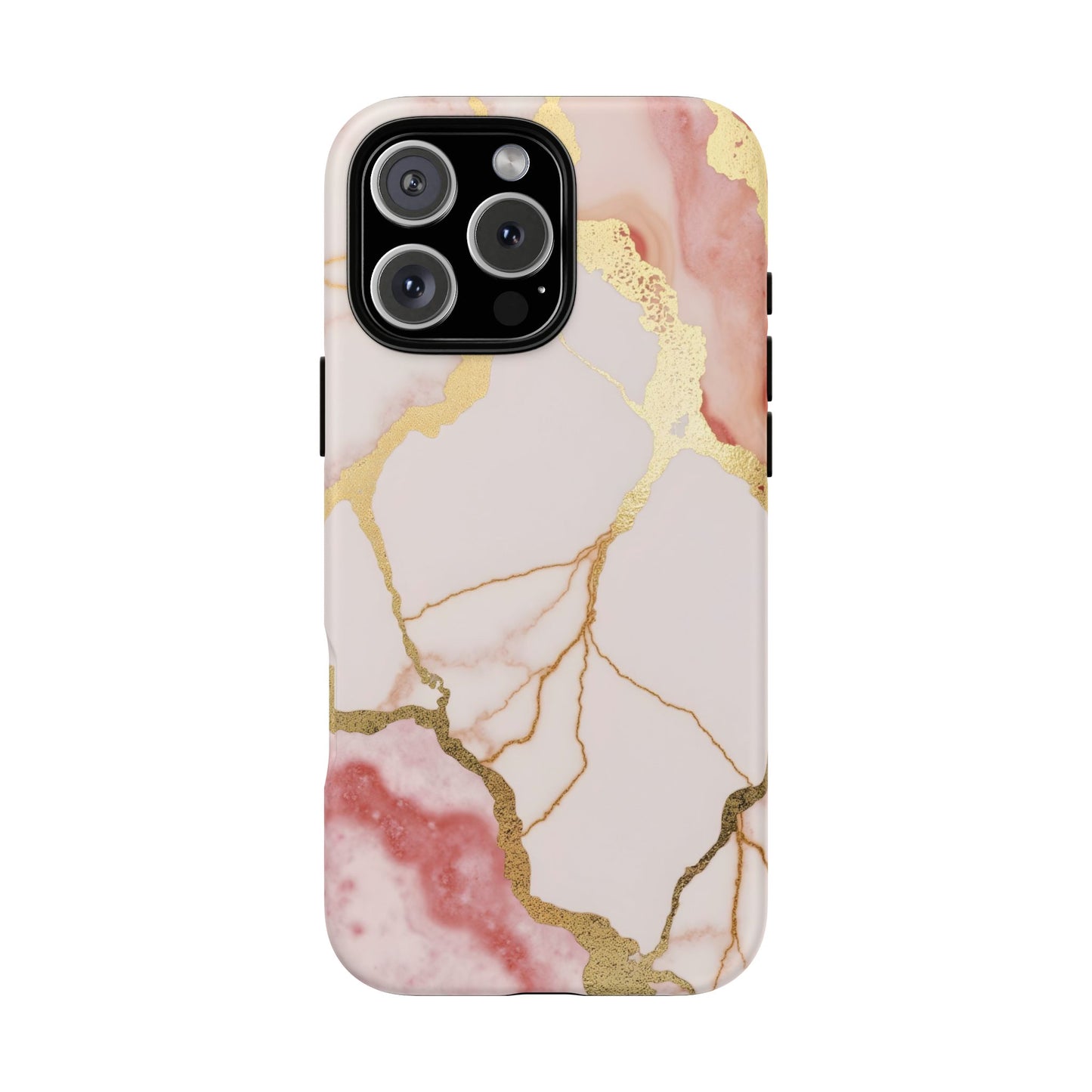 Beautiful Pink Minimal Marble Case Design