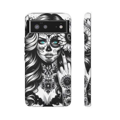 La Rebel – Day of the Dead Gothic Attitude Mobile Cover