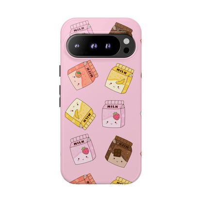 Kawaii Milk Carton Phone Case for iPhone, Google Pixel, Samsung
