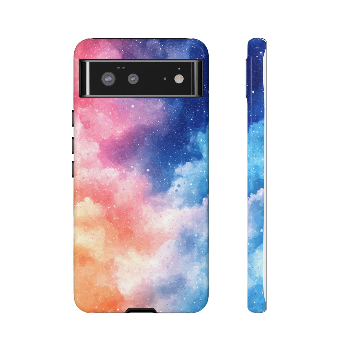 Cosmic Dreamscape – Watercolor Galaxy Phone Case for iPhone, google Pixel & Samsung