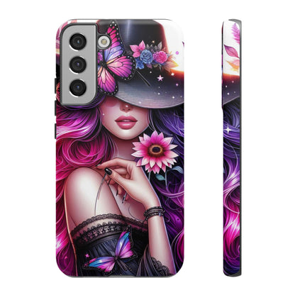 Celestial Charm – Cosmic Cowgirl & Butterfly Magic Mobile Cover
