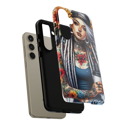 Sunflower Queen – Boho Rebel Tattoo Mobile Cover