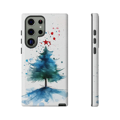 Winter Bloom – Watercolor Tree Art Case for iPhone, Pixel & Samsung