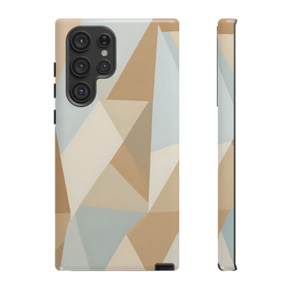 Neutral Geometrical Triangular Abstract Pattern