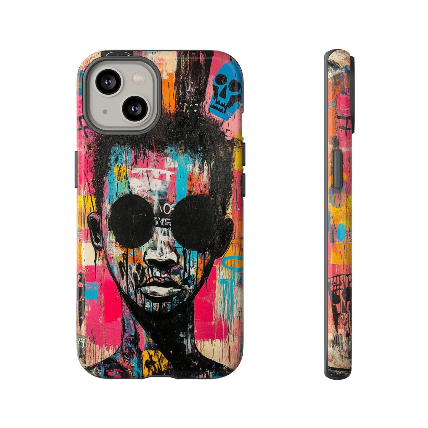 Basquiat Street Art Phone Case – Artistic Phone Protection - iPhone, Samsung & Google Pixel Cover - Artistic Painting Case,  Art Lover Gift
