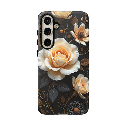 Elegant 3D Floral Design, Botanical Phone Case design for Iphone.