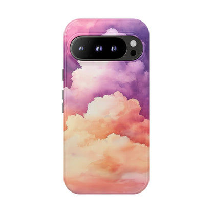 Cotton Candy Skies Watercolor Phone Case for iPhone, google Pixel & Samsung