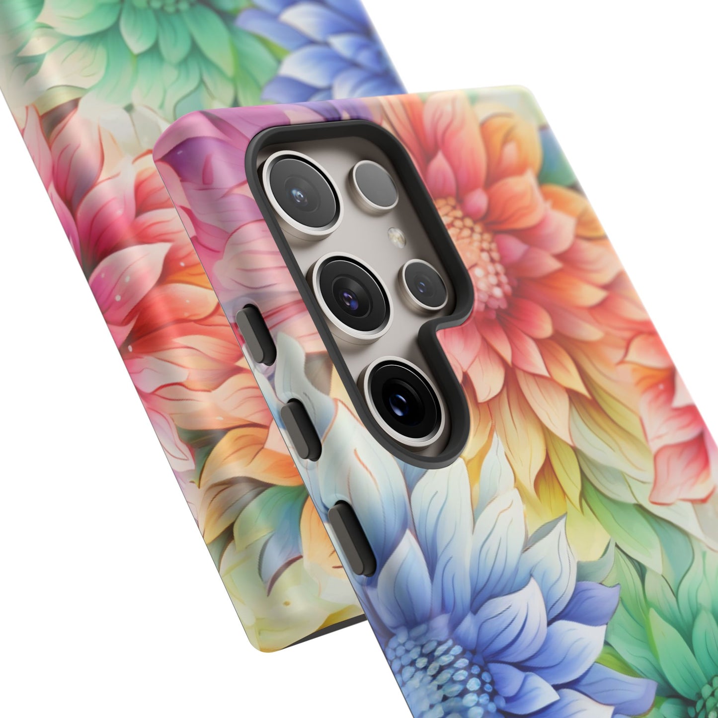 Rainbow Bloom Mandala Floral Mobile Case