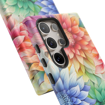 Rainbow Bloom Mandala Floral Mobile Case