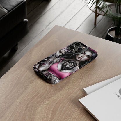 Queen of the Jungle – Regal Tattooed Goddess Mobile Cover
