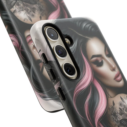 Butterfly Noir – Gothic Beauty & Inked Elegance Mobile Cover
