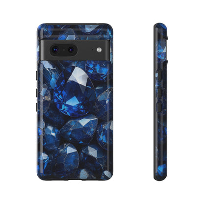Blue Crystal Aesthetic Phone Case for iPhone, Google Pixel, Samsung