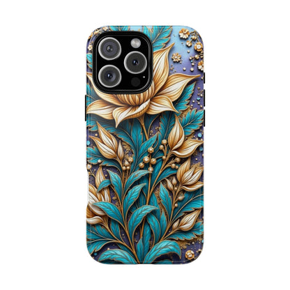 Golden Chrysanthemum: Floral Stained Glass Masterpiece