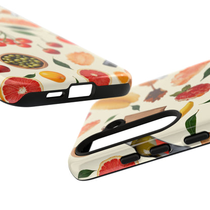 Fresh Fruits & Veggies Pattern Phone Case