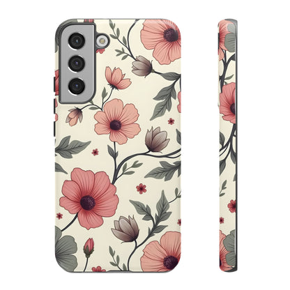 Floral Iphone Case, Botanical Pattern Design