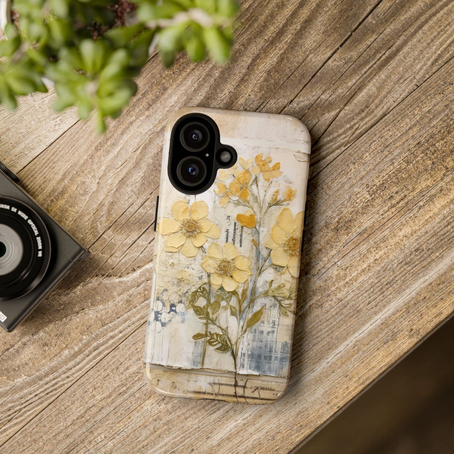 Vintage Botanical Floral Mobile Case