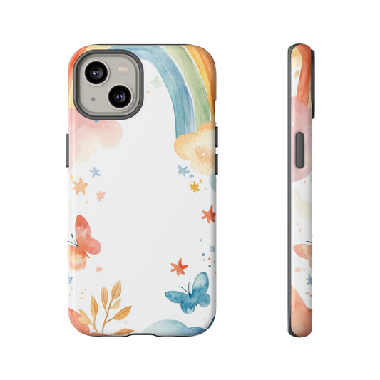 Dreamy Skies & Rainbows Watercolor Phone Case for iPhone, google Pixel & Samsung