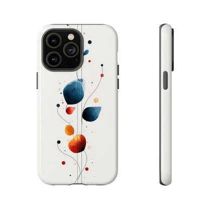 Celestial Dots Abstract Phone Case – Space-Inspired Art for iPhone, Samsung & Pixel