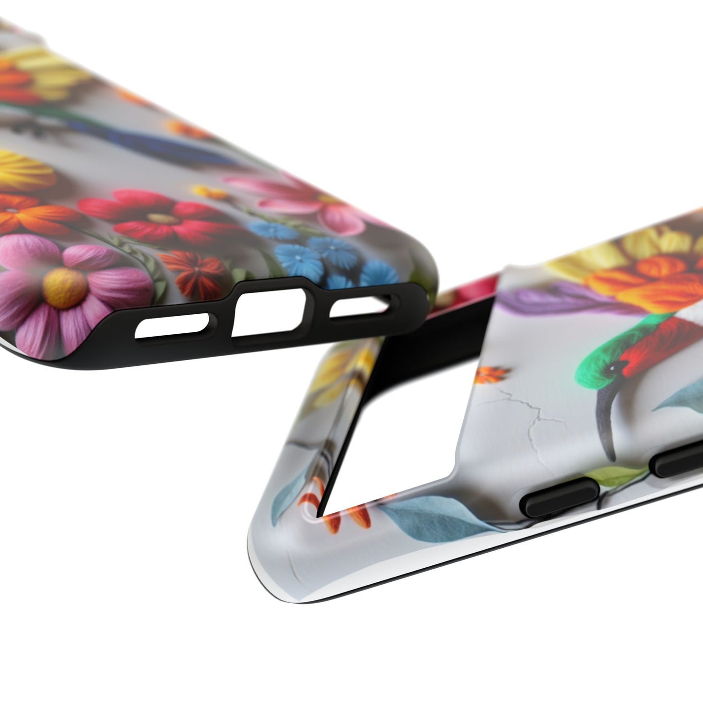 Elegant Hummingbird with Floral Mosaic Design | Nature's Artistic Vibes | Pixel 8 pro
