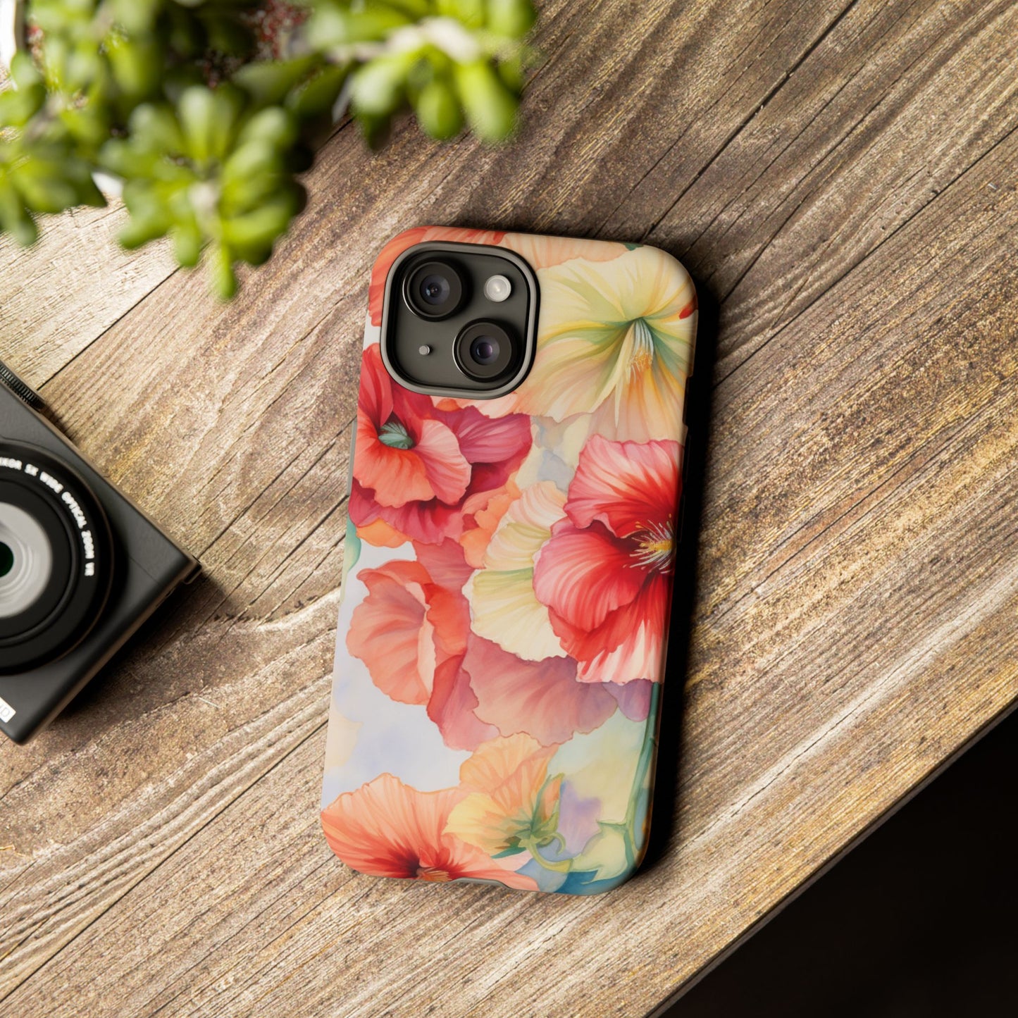 Floral Harmony Watercolor Mobile Case