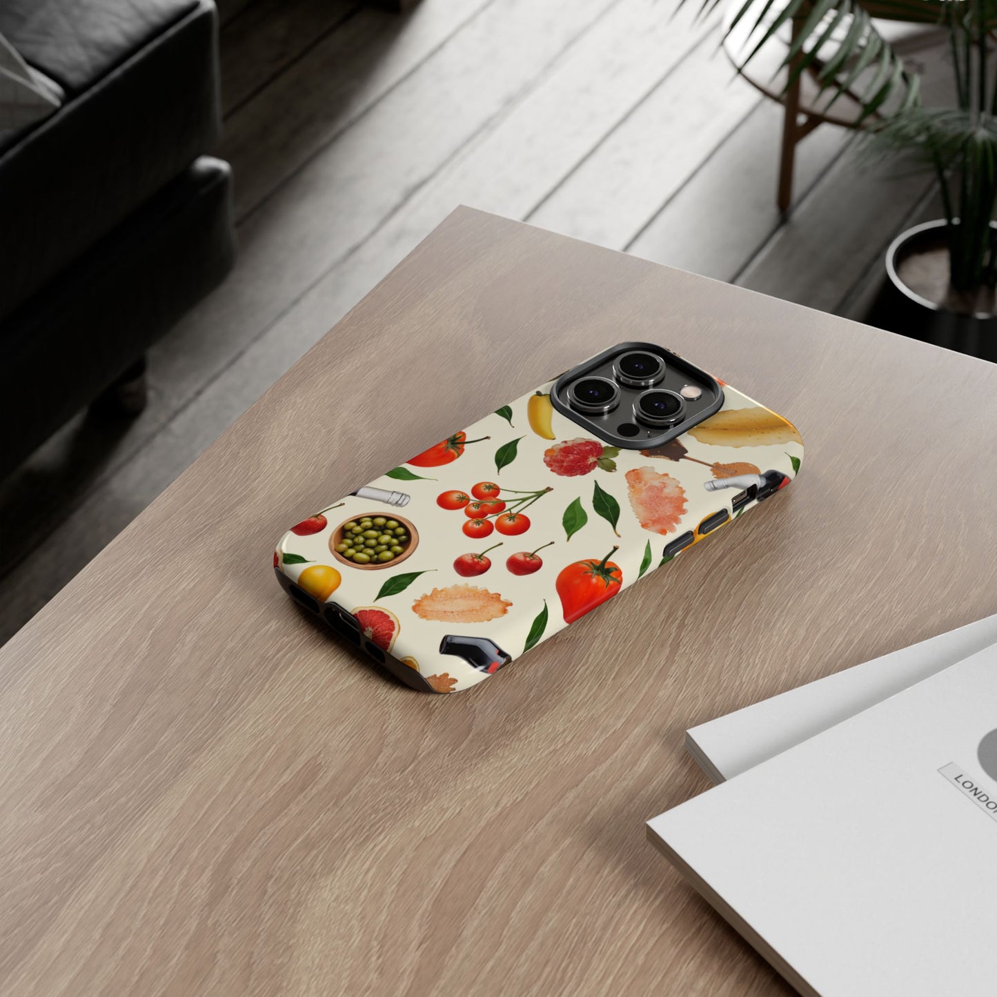 Fresh Fruits & Veggies Pattern Phone Case