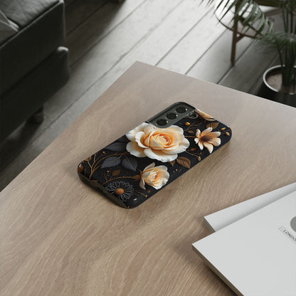 Elegant 3D Floral Design, Botanical Phone Case design for Iphone.