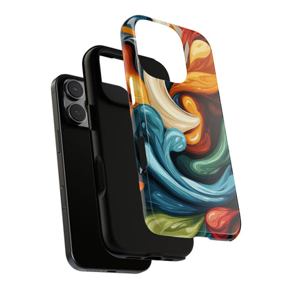 Color Current – Fluid Energy Abstract Phone Case for iPhone, Samsung & Pixel
