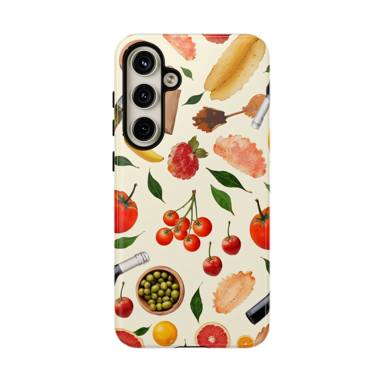 Fresh Fruits & Veggies Pattern Phone Case