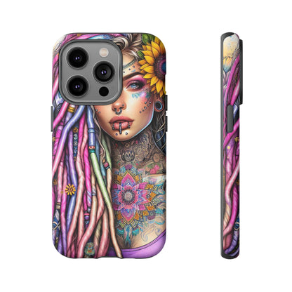 Boho Mandala Goddess – Ethereal Tattoo Art Mobile Cover