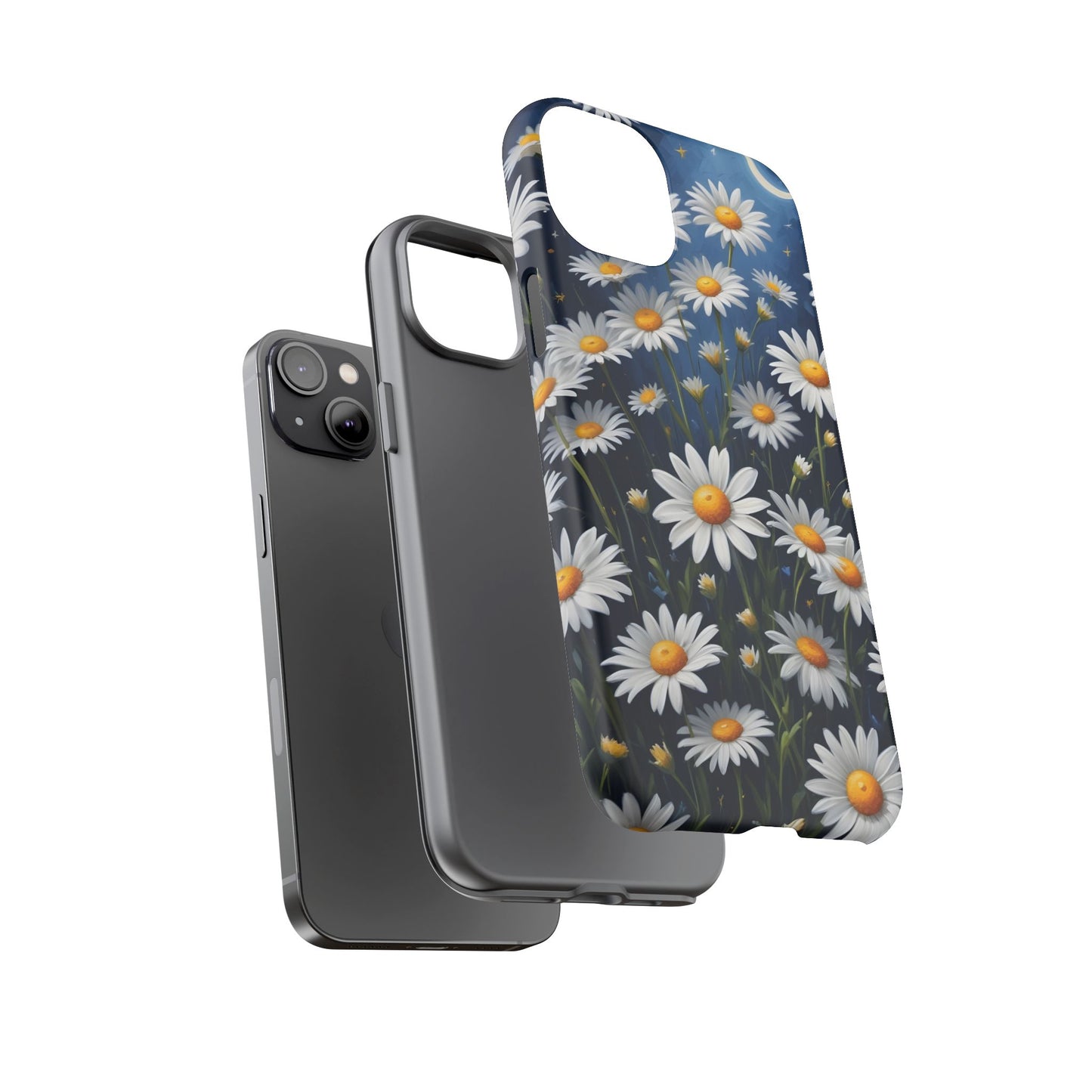 Witchy Daisy Flowers Phone Case Vintage Botanical Cover