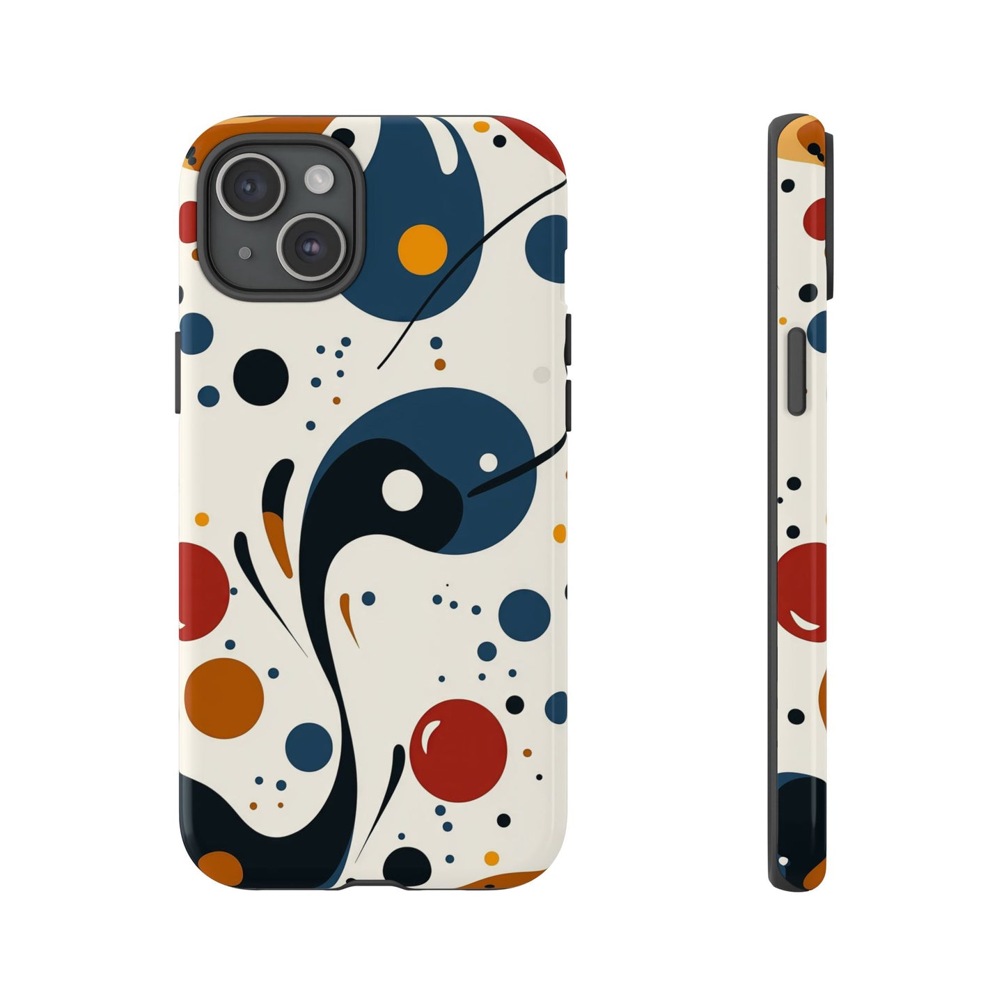 Retro Pop Dots Case – Abstract Minimal Vibes for iPhone, Google Pixel & Samsung