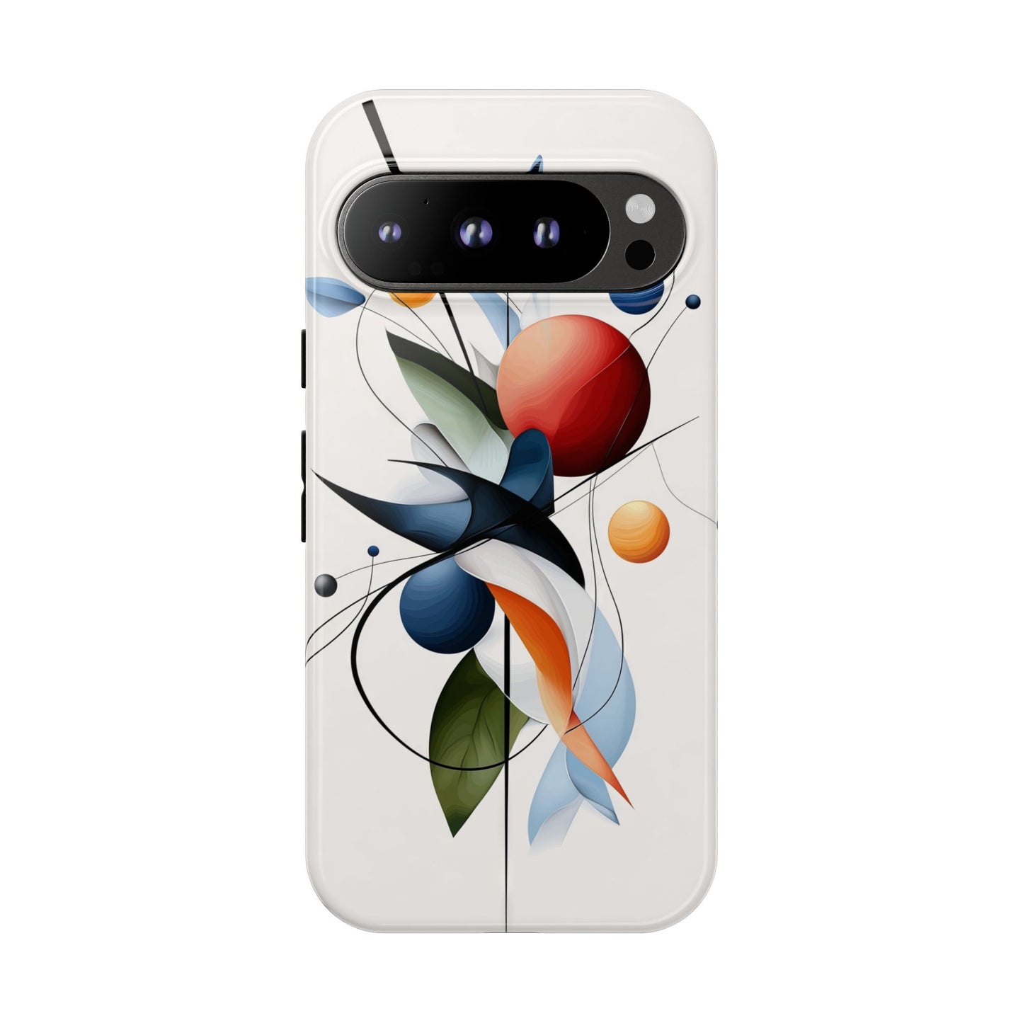 Orbit Bloom – Minimal Abstract Art Phone Case for iPhone, Samsung & Pixel