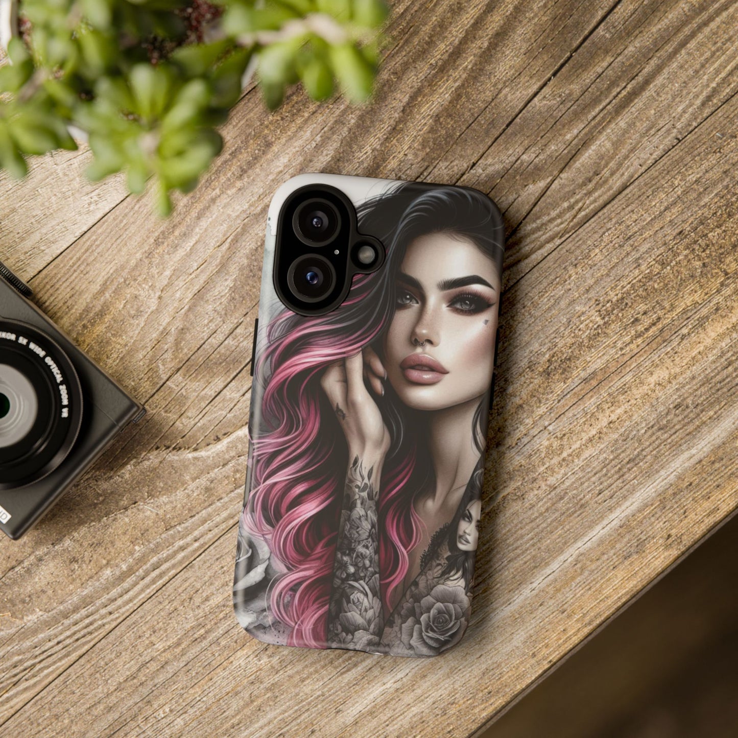 Tattooed Elegance – Gothic Art Mobile Cover