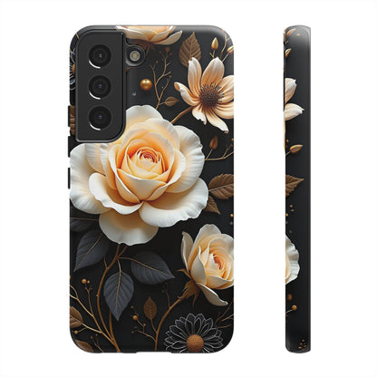 Elegant 3D Floral Design, Botanical Phone Case design for Iphone.