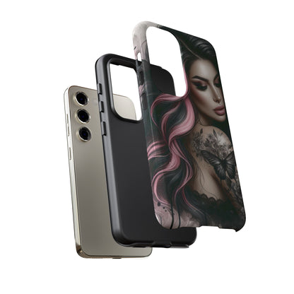 Butterfly Noir – Gothic Beauty & Inked Elegance Mobile Cover