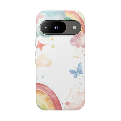 Dreamy Skies & Rainbows Watercolor Phone Case for iPhone, google Pixel & Samsung