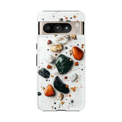 Marble Mosaic Charm – Terrazzo Stone Phone Case for iPhone, google Pixel & Samsung