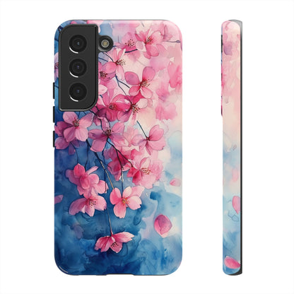 Pastel Petal Rain Watercolor Phone Case for iPhone, google Pixel & Samsung